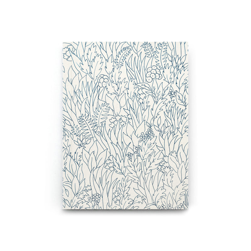 Carnet Poche Fleurs bleues