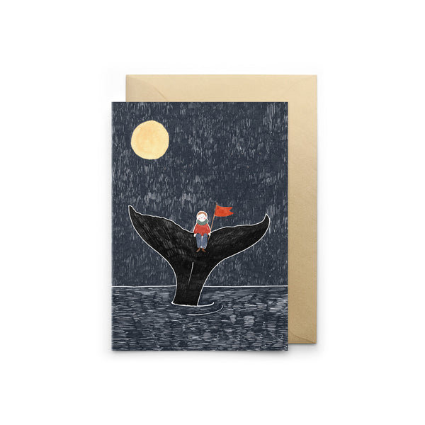 Carte Baleine nocturne